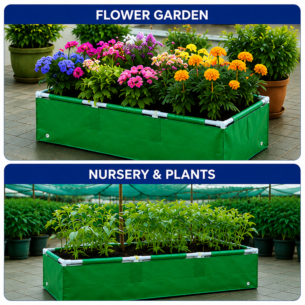 HDPE Rectangular Grow Bag