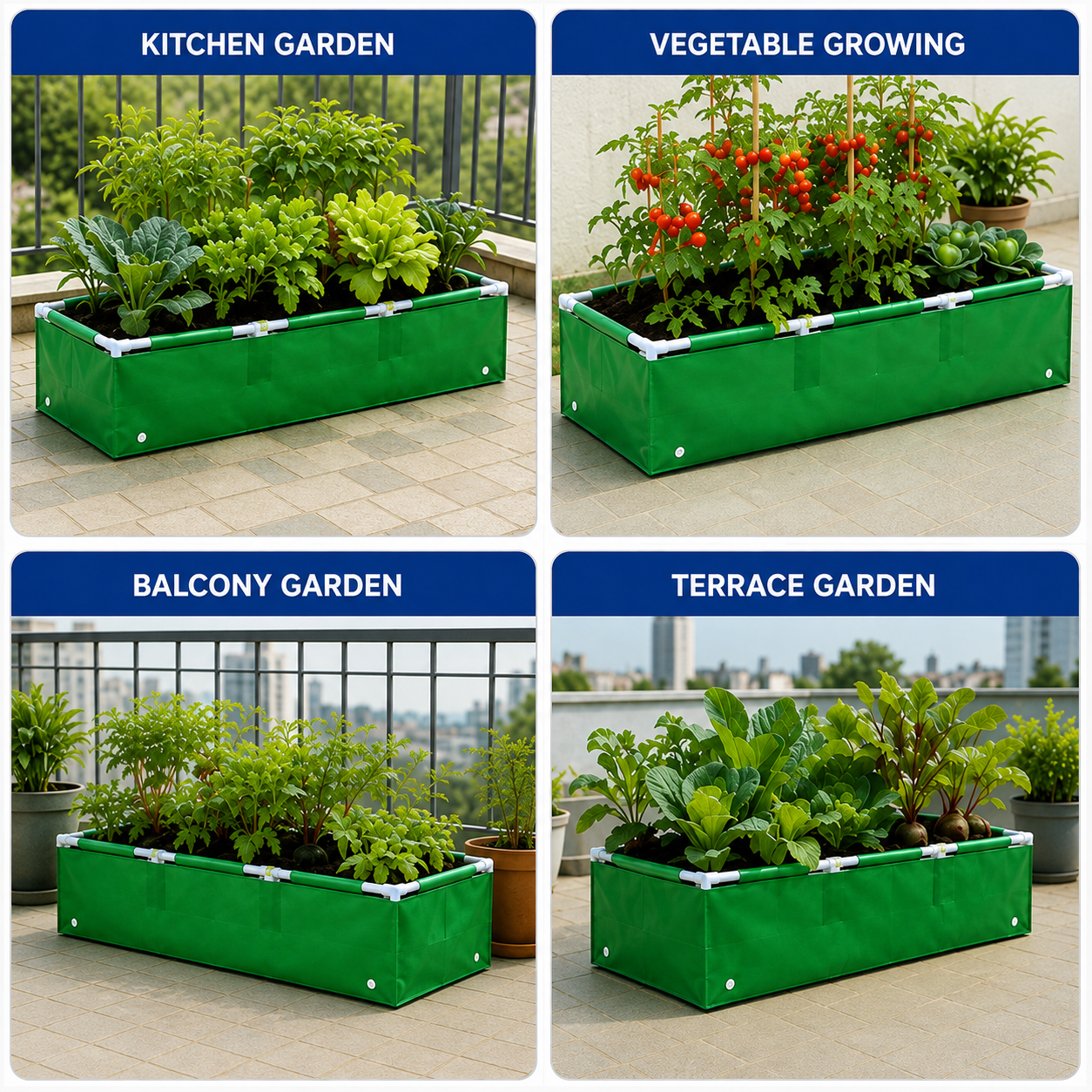 HDPE Rectangular Grow Bag